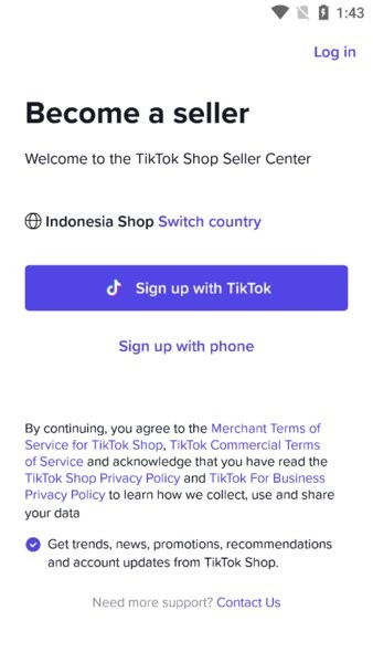 tiktok shop seller center手机端apk