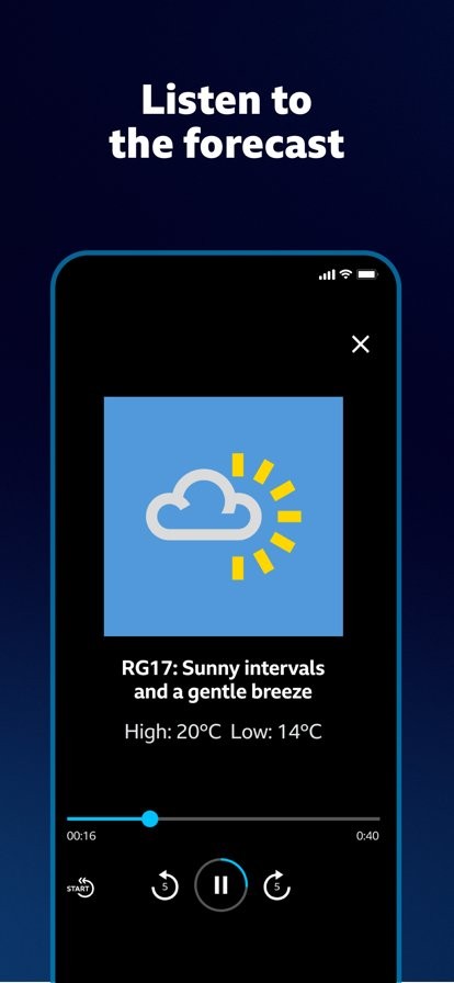 bbc weather app