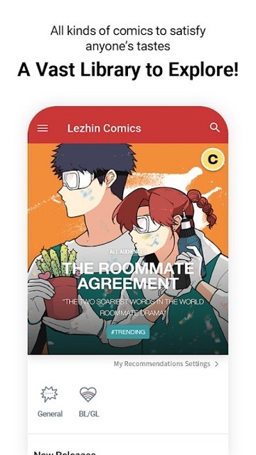 Lezhin Comics app3