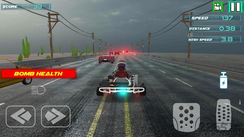 卡丁车交通赛车游戏(Go-Kart Highway Racing)3