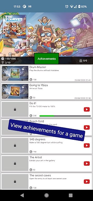 my xbox live app(my xbox friends achievements)