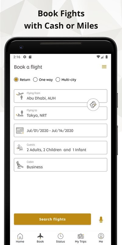 etihad airways app