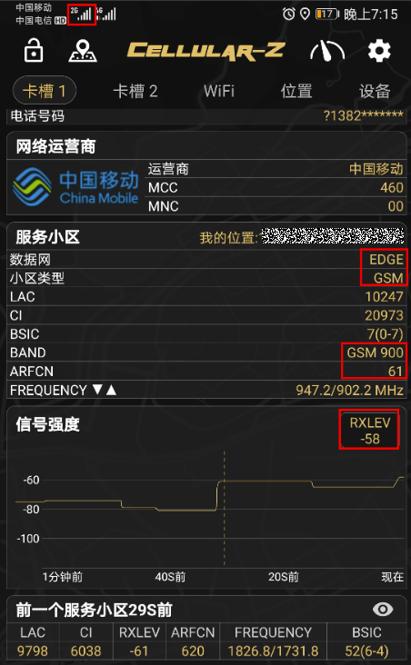 cellularz参数解读