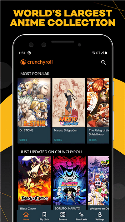 Crunchyroll下载app